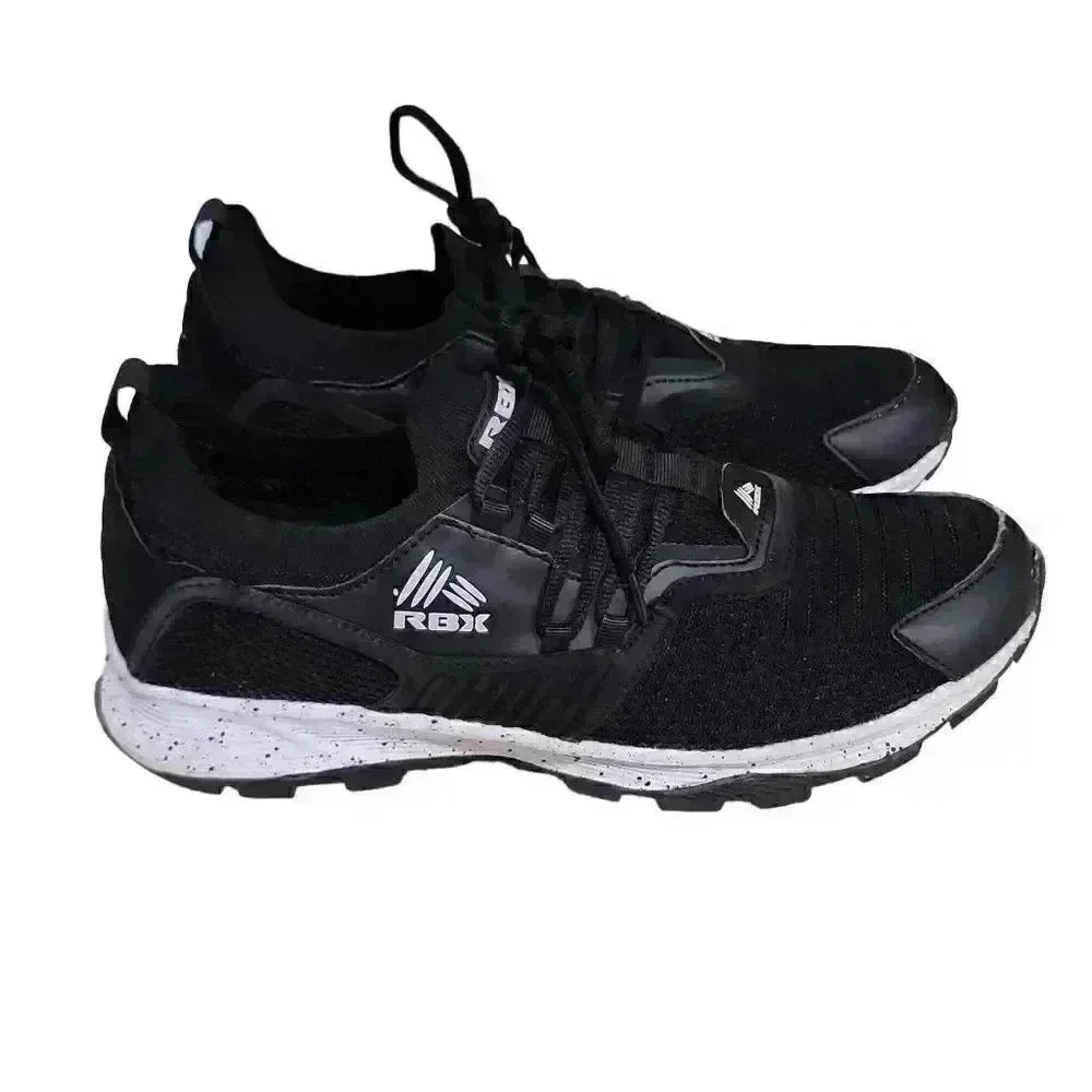 RBX Mens Athletic Shoes Sneakers Running Lace Up White Black Size 11W RBX0014